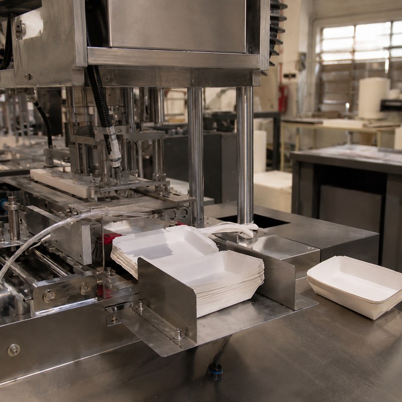 Automated packaging production line